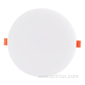 Adjustable hole-size 15w6" led frameless round panel light